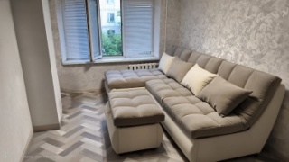 Алиса диван модульный Пума 720223604, обивка микровелюр, 95х280х115 см, мультиколор
