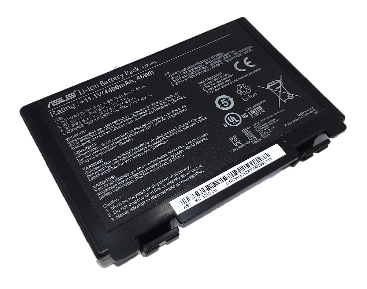 Аккумулятор для ноутбука Asus K50IP (11.1V 4400 mAh)