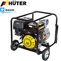 Мотопомпа Huter MPD-100 (Ø 100 мм | л/мин 1800 | л.с.15 | Высота напора м 32 | Глубина м 8 | для грязной воды)