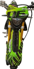 Мотоцикл Almotor AL250-06 черный, зеленый8
