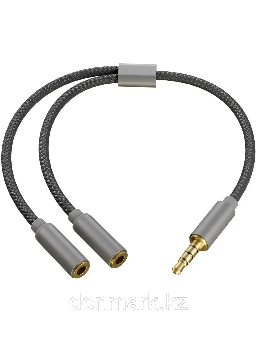 Разветвитель сплиттер для 2 двух наушников Mini Jack 3.5 мм