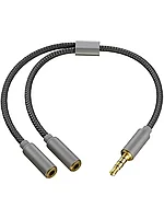 Разветвитель сплиттер для 2 двух наушников Mini Jack 3.5 мм3