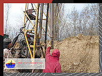 Бурение под столбы диаметром 750 мм8