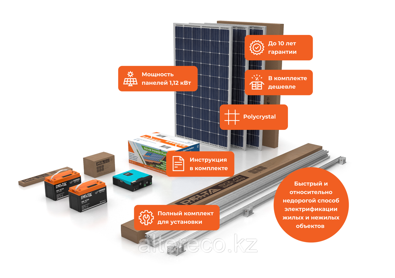 Солнечная станция ECO 3 с углом