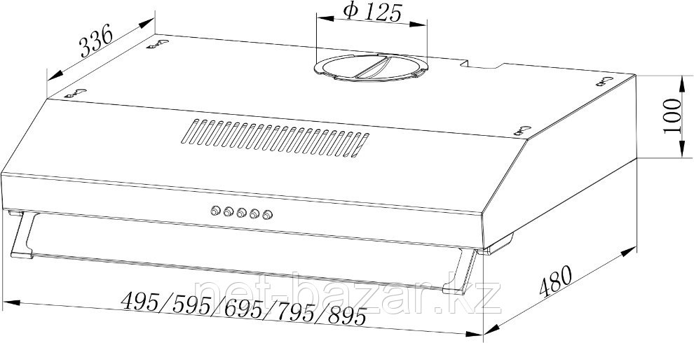 Кухонная вытяжка ELIKOR ECO WH 60