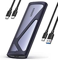 Корпус для установки M.2 SSD накопителя SATA M+B key/NVME M-Key (USB 3.1 Gen 2) CM400 (90264) UGREEN