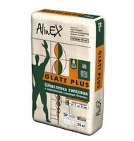 ALINEX-GLAT PLUS -ГИПСОВАЯ ШПАКЛЕВКА 25 КГ