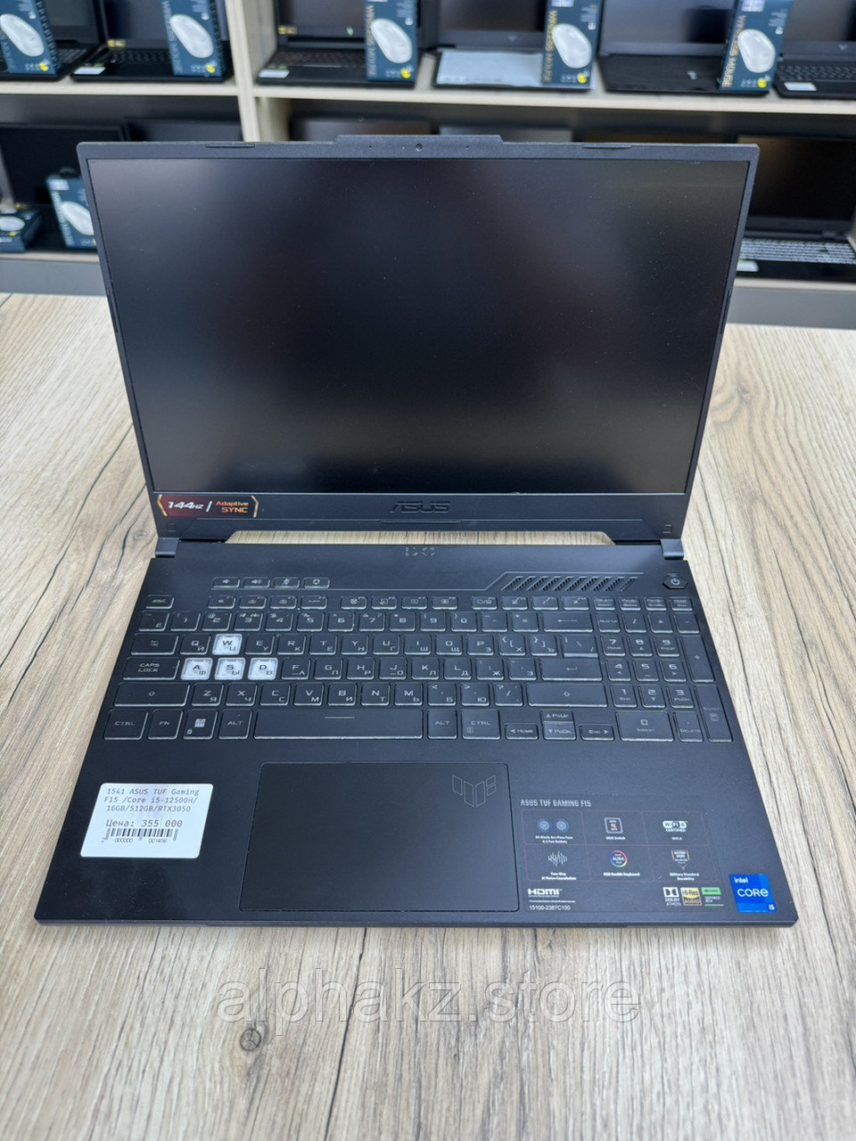 Игровой ноутбук ASUS TUF Gaming F15 | Core i5-12500H | 16GB | RTX3050