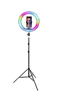 Кольцевая лампа Ring Light MJ-26 RGB 26 см