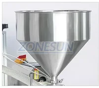 ZONESUN ZS-DTGT900 Полу Автоматический затор соус, Крем, паста! Роторный насос, разливочная машина1