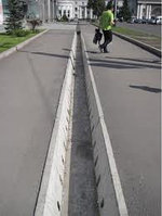 Установка арычных лотков