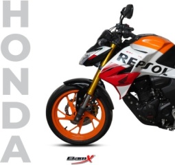 Мотоцикл Honda BX 200R оранжевый, белый4