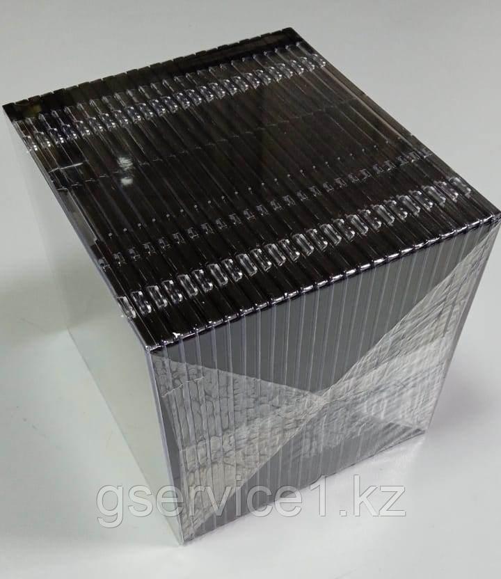 Slim Box Бокс для CD/DVD дисков ПРОЗРАЧНО-ЧЕРНЫЙ (Verbatim)
