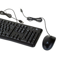Комплект проводной клавиатура+ мышь Ritmix RKC-010 черный1