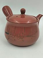 Японский керамический чайник кюсу с боковой ручкой
