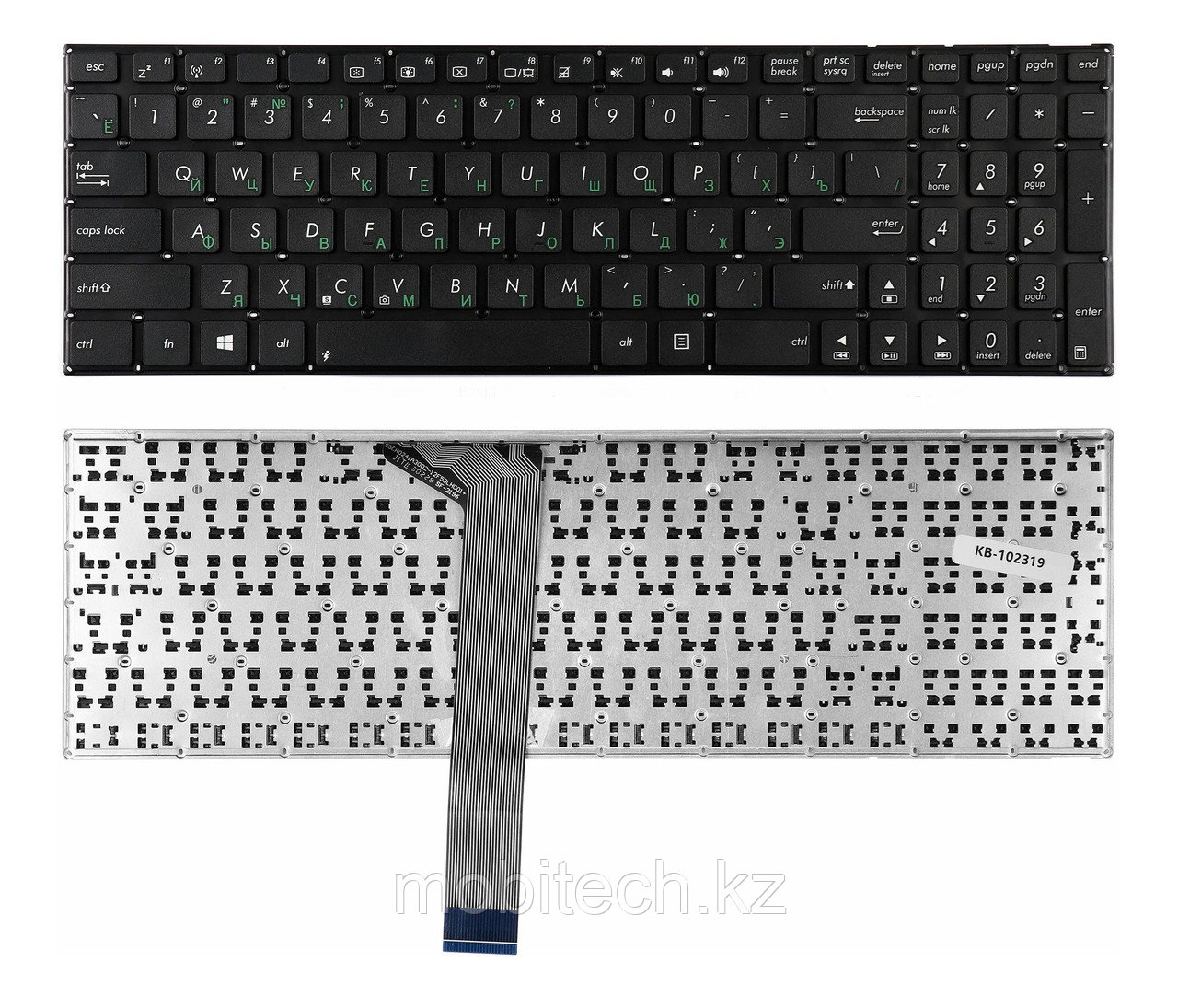 Клавиатуры Asus K56 S56 S550 A56 клавиатура c EN/RU раскладкой