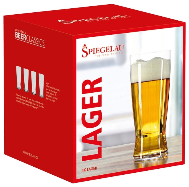 Набор бокалов Spiegelau Beer Classics Lager для лагера