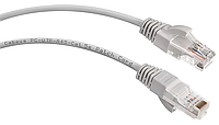 Патч-корд сетевой UTP, Cat.5e, LSZH, RJ-45, 2 м, Серый