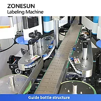 Машина для двусторонней маркировки бутылок с маслом и моющим средством ZONESUN ZS-TB600D F-Style6