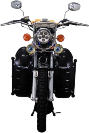 Мотоцикл BamX BX200-X99 синий, серебристый