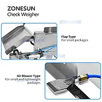 ZONESUN ZS-CWFD МНОГОСТУПЕНЧАТАЯ СИСТЕМА СОРТИРОВКИ КОНТРОЛЬНЫХ ВЕСОВ С КОНВЕЙЕРНОЙ ЛЕНТОЙ4