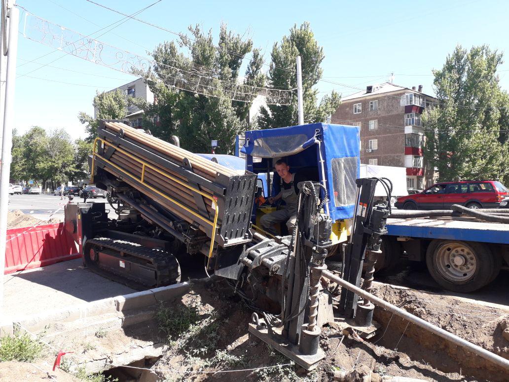 Строительство газопровода