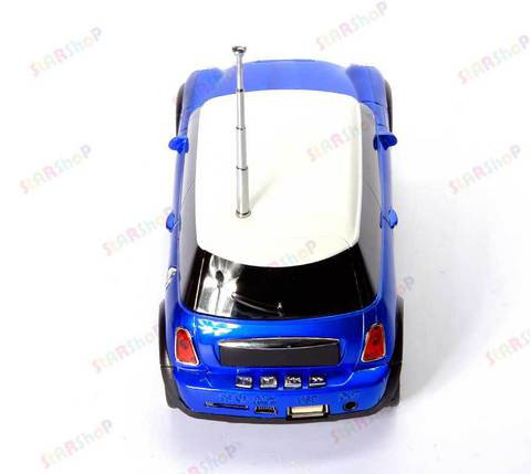FM тюнер + mp3-плеер в форме Mini Cooper
