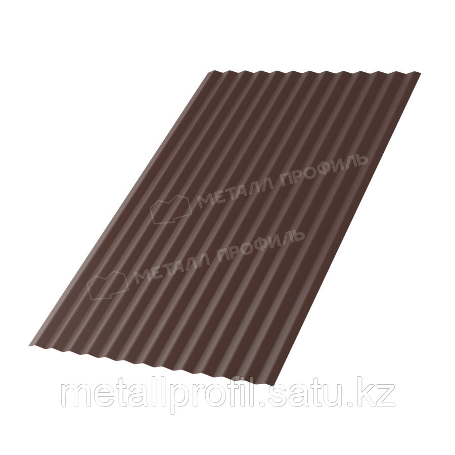 Металл Профиль Профлист МЕТАЛЛ ПРОФИЛЬ МП-18x1100-A (PURMAN-20-8017-0,5)