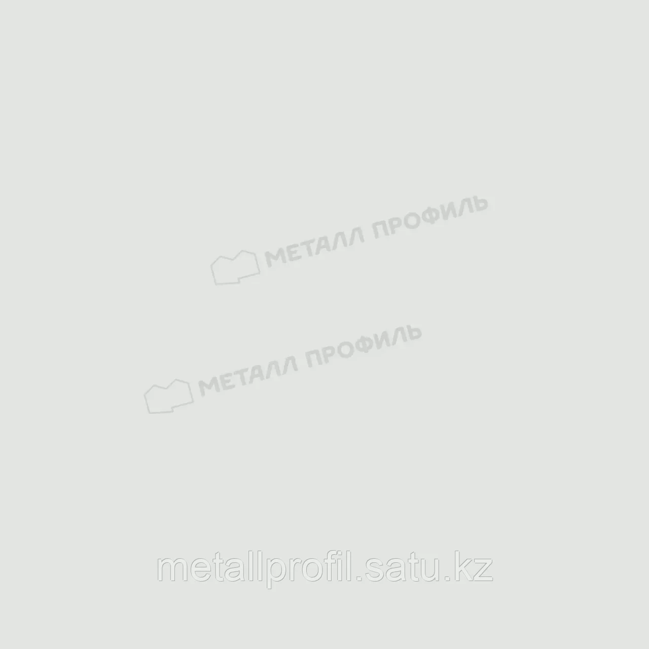 Металл Профиль Планка снегозадержателя 95х65х2000 (ПЭП-01-9003-0.45)
