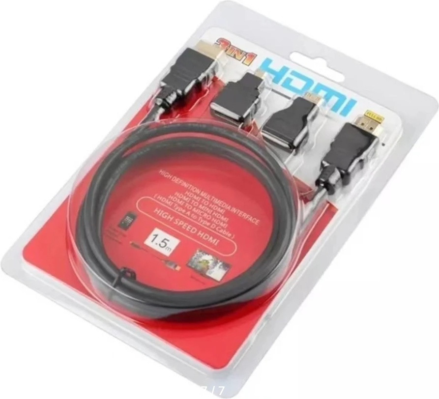 Кабель HDMI - HDMI 1.5 м