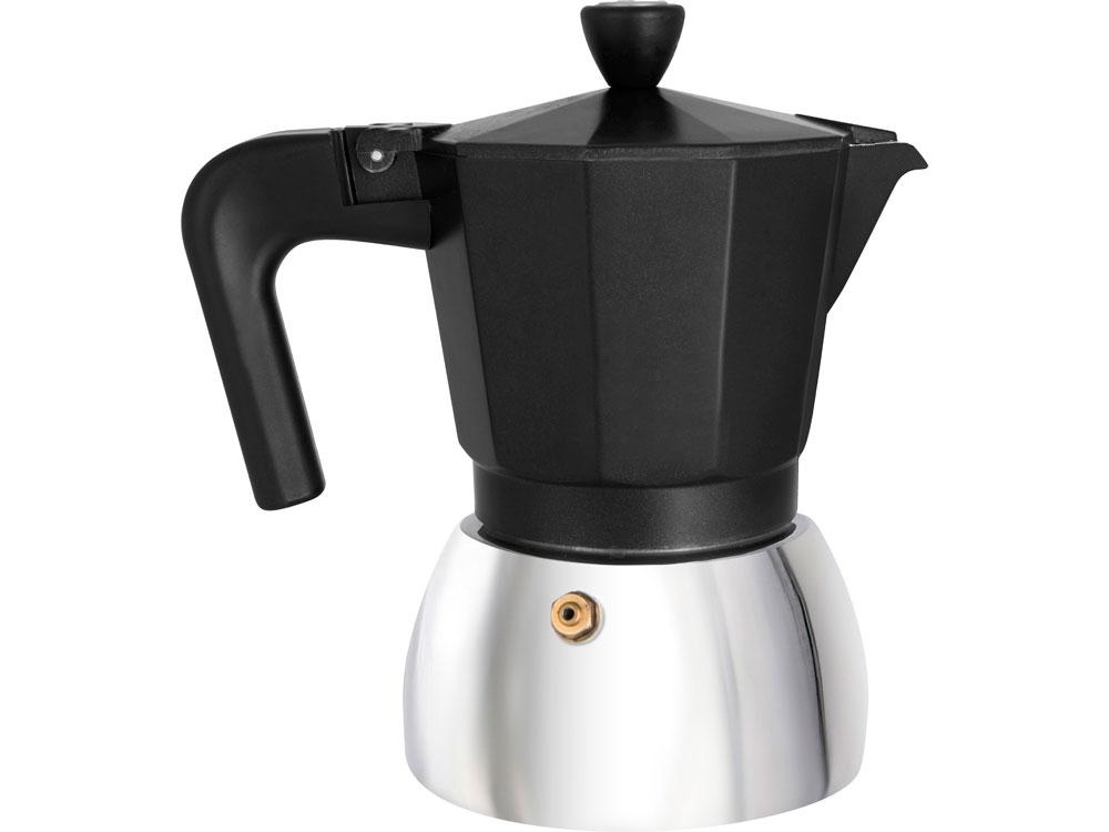 Гейзерная кофеварка «Arabica», 300 мл, черный/серебристый