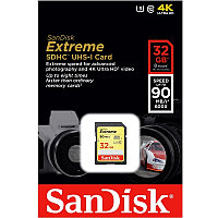 SanDisk Extrime 32GB SDHC 90MB/s Class 10