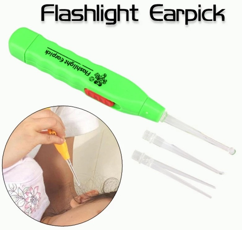 Flashlight earpick детский набор для чистки ушей 1 шт