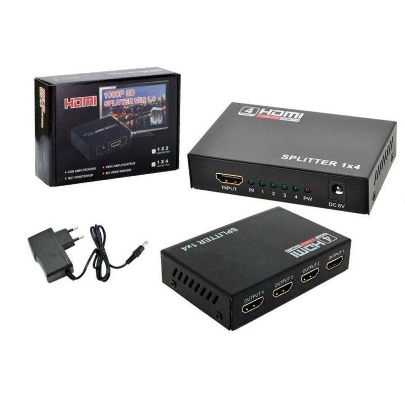 Сплиттер разветвитель HD-42 HDMI на 4 HDMI, 1080Р, шт.