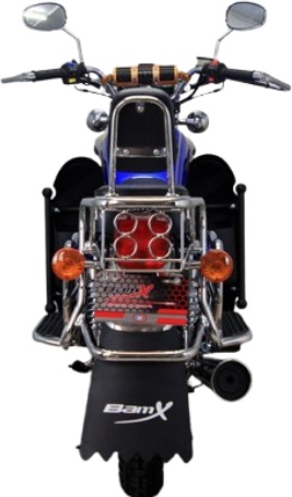 Мотоцикл BamX BX200-X99 синий, серебристый