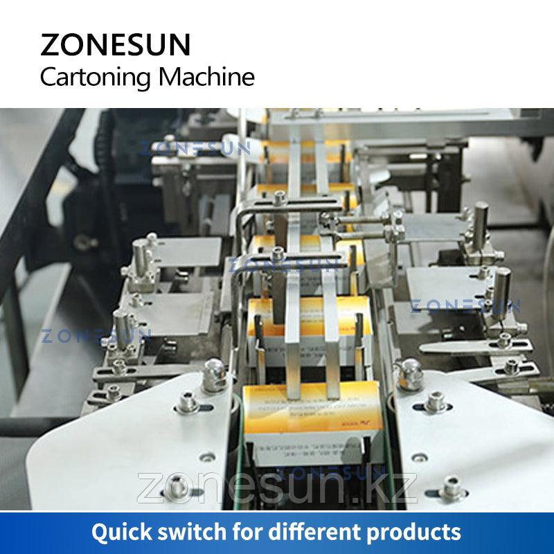 ZONESUN ZS-BP130D ГОРИЗОНТАЛЬНАЯ АВТОМАТИЧЕСКАЯ УПАКОВОЧНАЯ МАШИНА ДЛЯ ЗАПАЙКИ КАРТОННЫХ КОРОБОК