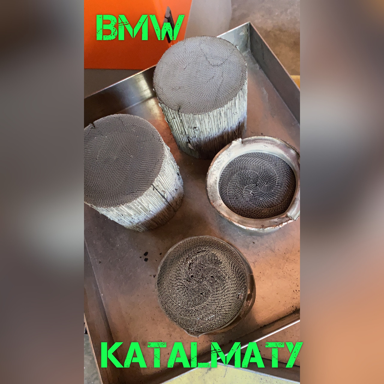 Приём катализаторов BMW (металические катализаторы )