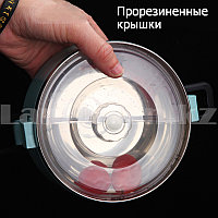 Ланч бокс двойной для еды контейнер пищевой 2 секции JD-904072