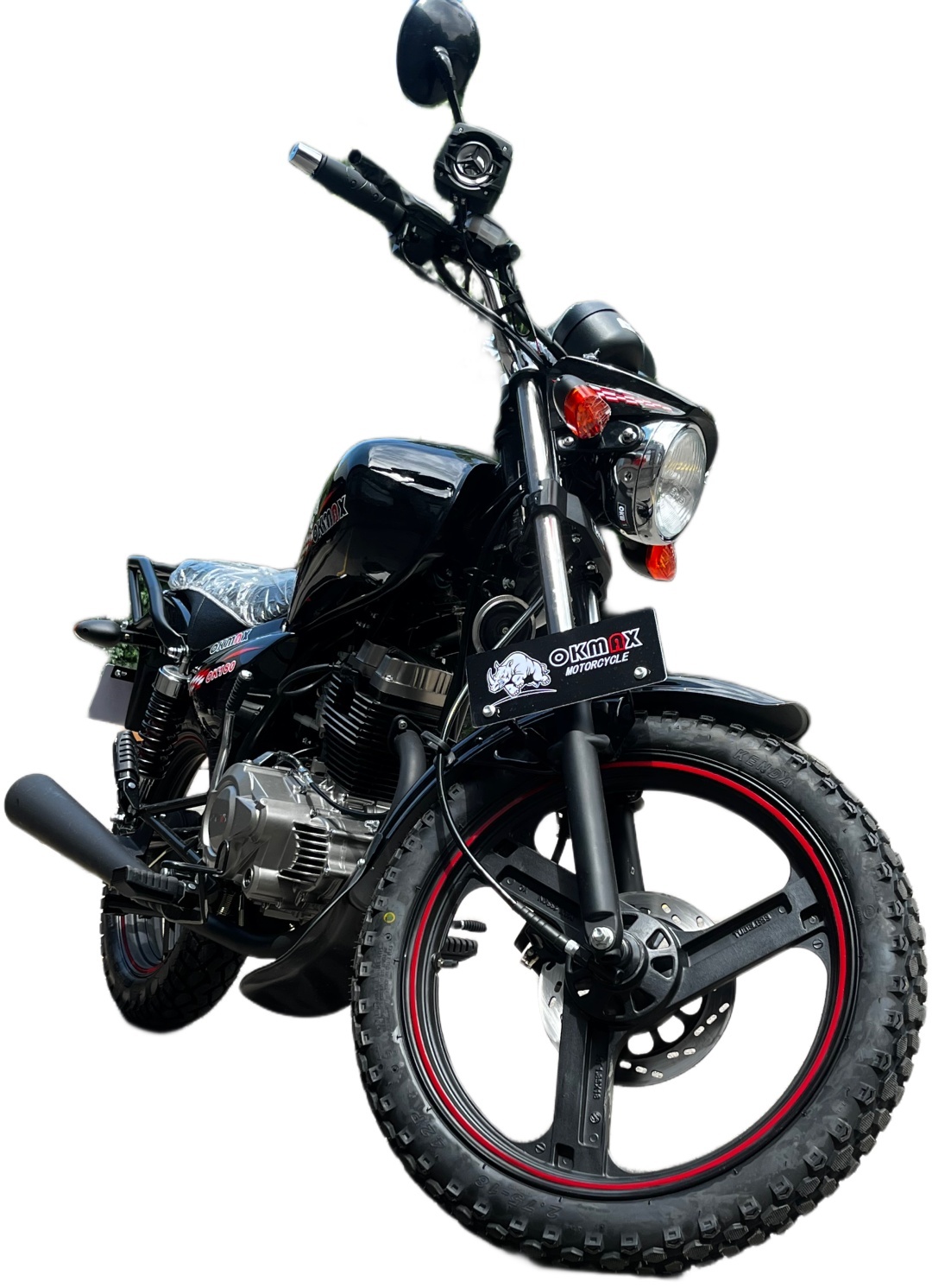 Мотоцикл BamX Okmax OK-180 черный, красный