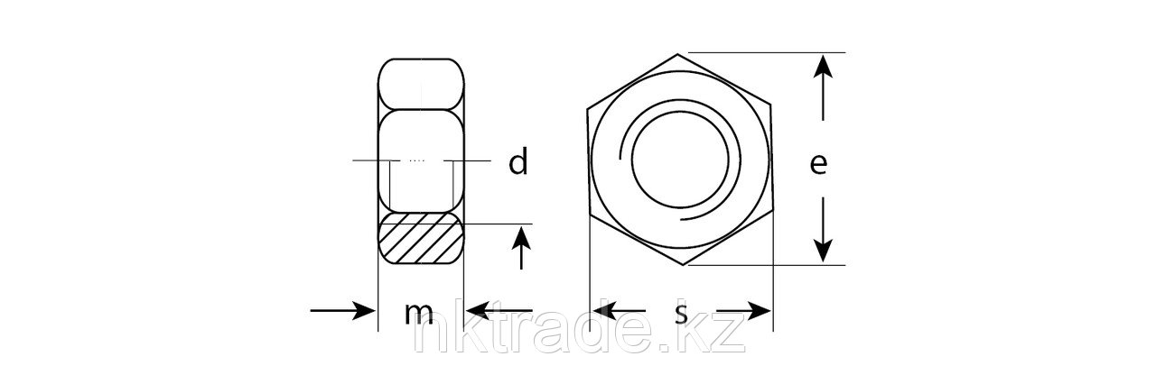 ЗУБР ГОСТ ISO 4032-2014, кл. пр. 6, M4, цинк, 55 шт, шестигранная гайка (303556-04)