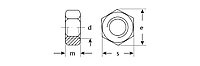ЗУБР ГОСТ ISO 4032-2014, кл. пр. 6, M4, цинк, 55 шт, шестигранная гайка (303556-04)1