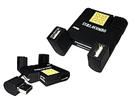 Кардридер All in 1 + расширитель USB 2.0 Combo черный