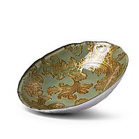 Fissman Блюдо ANTICO 31x21,5x6,7см, цвет зеленый (стекло)