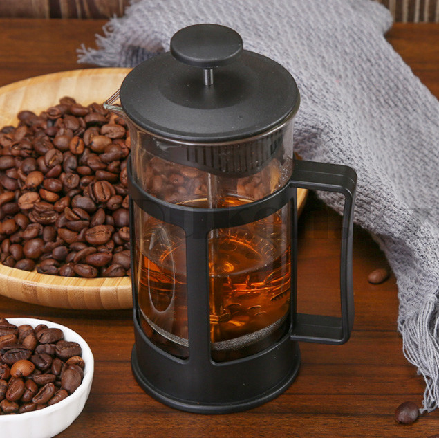 Заварник френч-пресс для варки чая или кофе Glass Cafetiere 600 мл