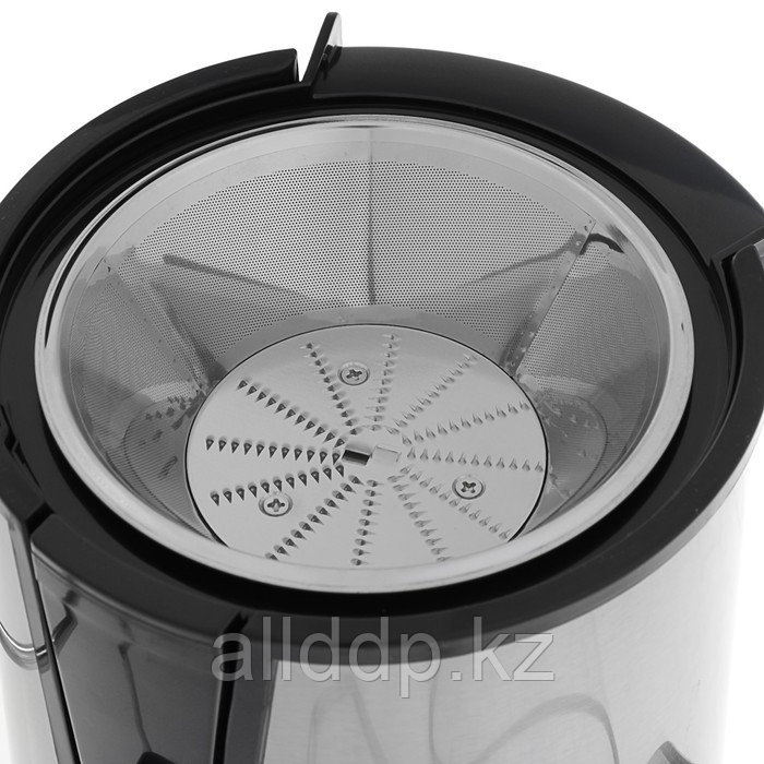 Соковыжималка Centek CT-1209, 600 Вт, 2 скорости+puls, серебристая