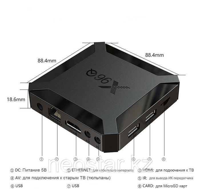 TV Box X96Q 2Гб/16Гб, Android 10