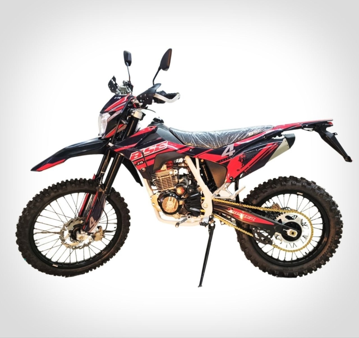 Мотоцикл BSEmoto J10-250 черный, красный