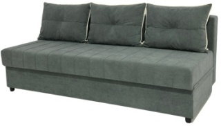 Тахта Tahta, обивка ткань, 90х200х65 см, серый2