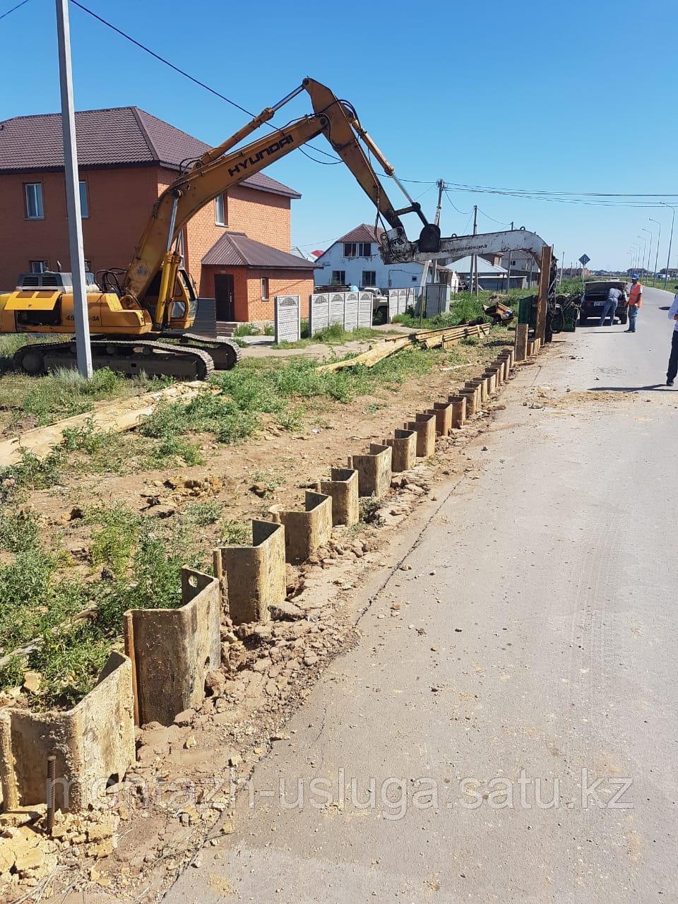 Забивка шпунта ларсена
