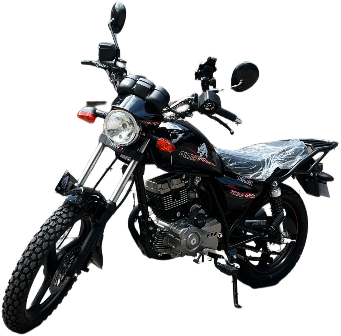Мотоцикл BamX Okmax OK-180 черный, красный